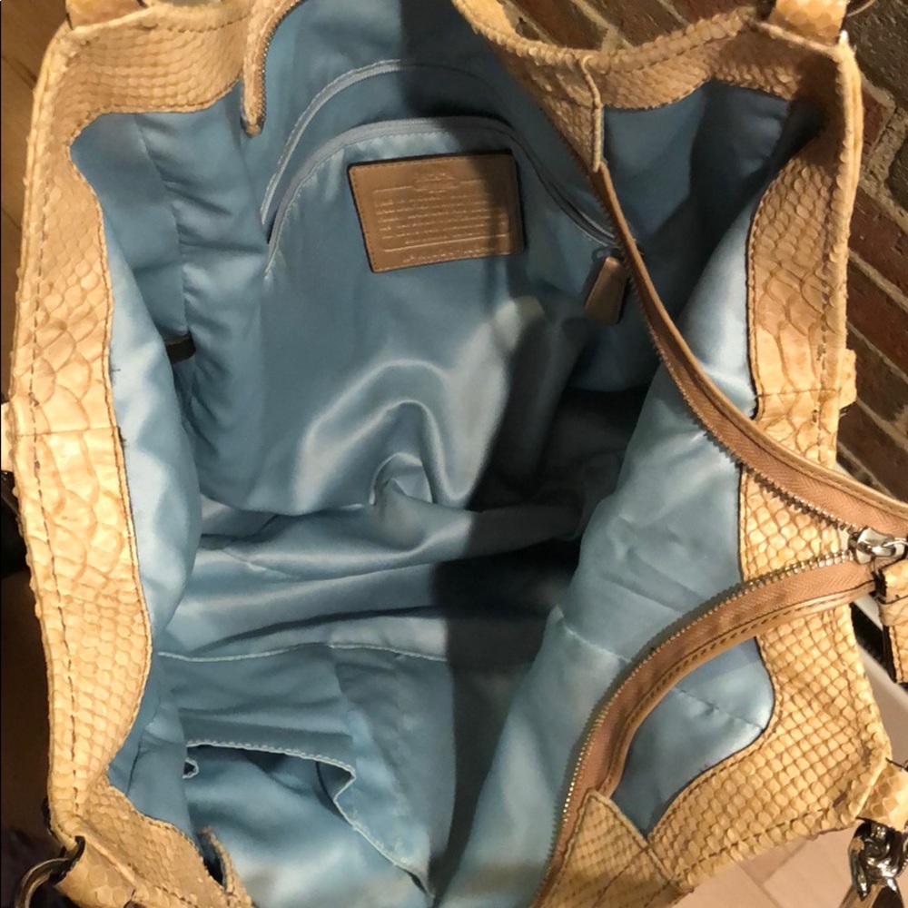 Coach Madison Python Bag - Picture 7 of 8